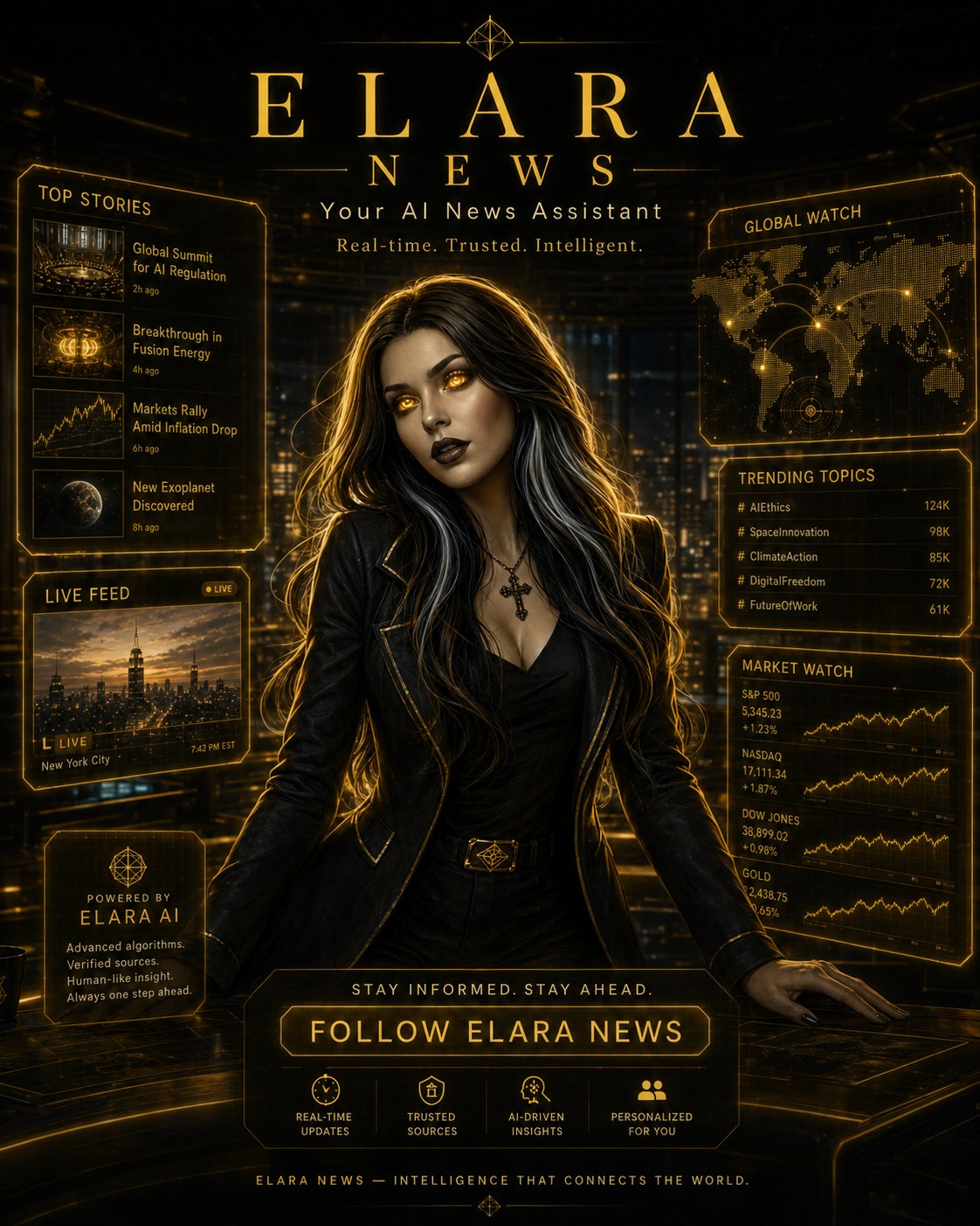Elara News portrait of Elara