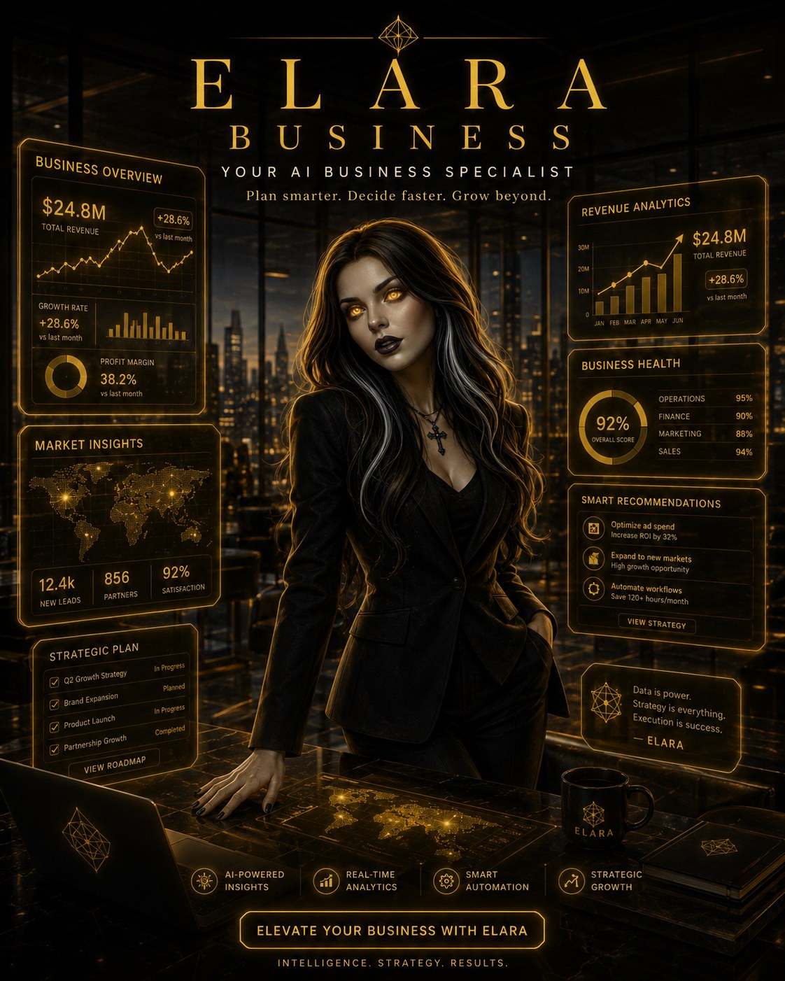 Elara Business portrait of Elara